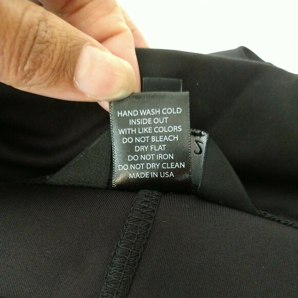 WeLoveFine Dota 2 Black Leggings Women Size M Zippered Pockets Gaming - Picture 7 of 8